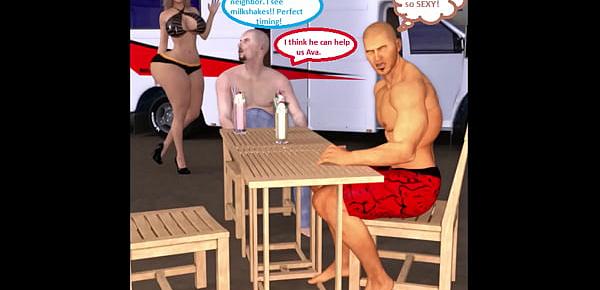 trends3D Comics Hotwife Cheats On Husband By Fucking Stranger